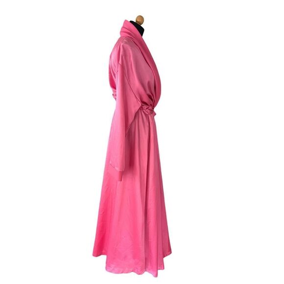 VALENTINO VINTAGE NWT INTIMO PINK ROBE SIZE LARGE - Picture 5 of 10